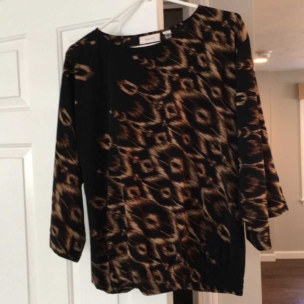 Chico’s leopard blouse size 1